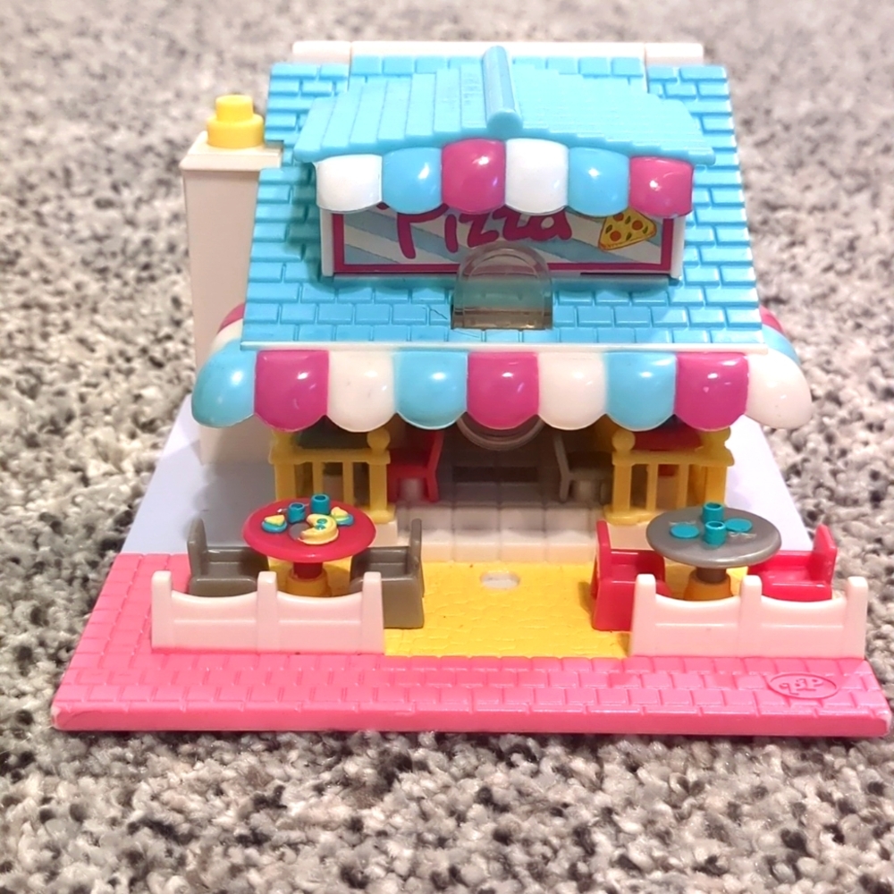 Vintage Blue Bird Polly Pocket Pizza